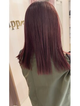 アプリ バイ リアン 浦和(appri by Rien) ミディアムヘア/ベビーピンク/ボブルフ/魅力倍増カール