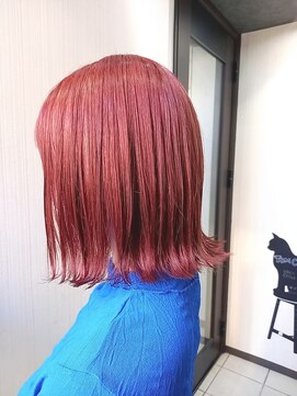 トムキャット(TOM CAT) 切りっぱなし×外ハネボブdeローズピンク