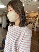 ニコラ(NICOLA)&nbsp;顔まわりレイヤー×透明感アッシュ