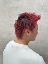 リースリー(Re.3 connecting beauty)&nbsp;スパイキーショート × red color