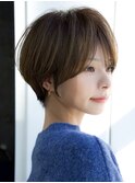 前髪あり大人小顔ショートボ30代40代50代【AIN.表参道】川原