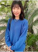 顔周りレイヤースタイル