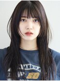 イメチェンヘアスタイル ハッシュカット フルバング 似合わせ