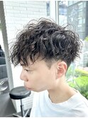 スパイラルパーマ/メンズカット/メンズパーマ/谷町四丁目