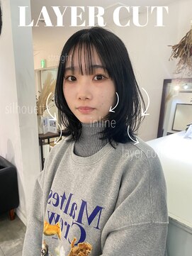 エヴリィ(every) ミディアムレイヤーカット/千畑京介