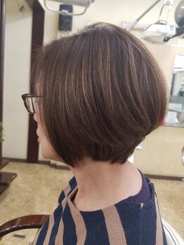マンスリー シュシュ(monthly chou chou)の写真/《お手頃価格で大人女性の髪の悩みを解決する髪質改善＆白髪染め専門店♪》白髪染めリタッチカラー￥2750