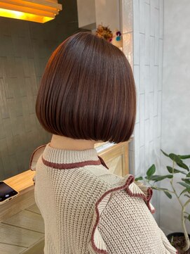 キビト(kibito) ミニボブ/ブリックブラウン