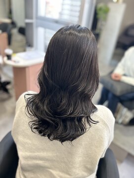 ジエクト カナウ(The Ect canow) コテ巻き風パーマ くびれパーマ 無重力パーマ 韓国風パーマ