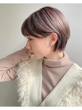 ロッソ ヘアアンドスパ 谷塚店(Rosso Hair&SPA) 耳かけショートボブ[Rosso谷塚店]