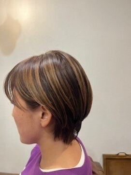 ライフ(Life) ショートハイライトで白髪ぼかし