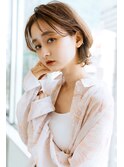 シースルーバングが可愛い×カジュアルショート