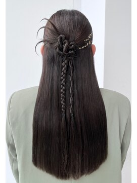 ロンド ボーイ 表参道(Lond BOY) イメチェン外ハネボブ美髪ワイドバングミディアムレイヤーカット