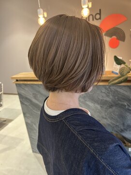 アンバイヘアー 蘇我店(and by hair) 極細ハイライト×赤みなしベージュカラー