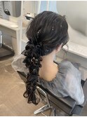 金箔ツインポニーテール