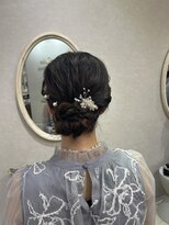 カラークチュール(Color Couture)&nbsp;くびれヘア/縮毛矯正/アプリコットオレンジ/夏のヘアセット