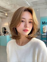 クレビア 名古屋(CreBiA)&nbsp;透明感/クリームベージュ/ショートミディ/レイヤーカット