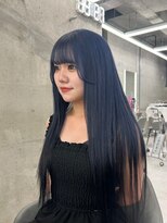 シイム(CYM)&nbsp;透明感ブルーグレージュ/ストレート/ロング