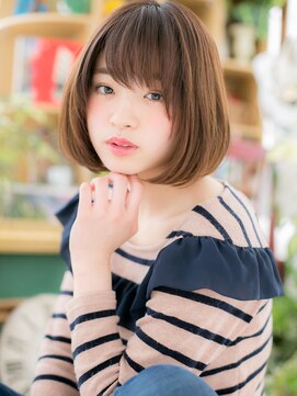 カバーヘア ブリス 戸田公園西口店(COVER HAIR bliss) 大人かわいいインナーカラー前下がりボブh4戸田公園20代30代40代