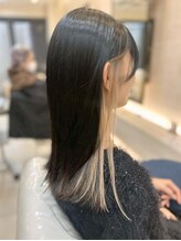 ザビー(THE B)&nbsp;本八幡×ロング×フェイスフレーミング×インナーカラー