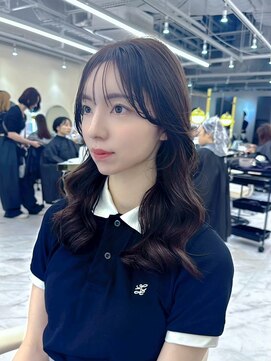 シェノン サントル(CHAINON CENTRE) 梅田/黒髪/クラゲヘアー/オリーブグレー/小顔/ココアベージュ