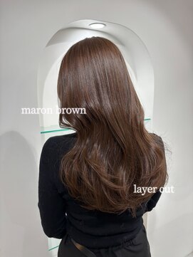 ボタン ハカタ(VOTAN hakata) 博多美容室/レイヤーカット/チョコレートブラウン