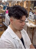 宮城リョータ風パーマ/ラルフカール/極道パーマ/スキンフェード