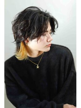 ヘアーステーション オールドストリート 西明石店(hair station Old Street)の写真/今年高校卒業するメンズ必見!ツイストパーマ&ハイライトで垢抜けヘアへ◎