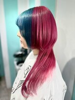エターナルバイマティーナ(Eternal by MATINA)&nbsp;【ブルー/ピンク/ロングクラゲヘア】池袋美容室