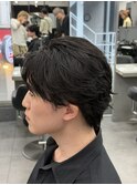 パーマメンズパーマメンズサロンシャドウパーマフェザ