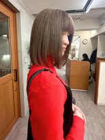 リアン(Lien)&nbsp;ブリーチなしダブルカラー/ブラウンアッシュ/ミディアムボブ