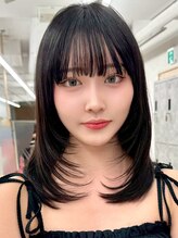 はじめての韓国レイヤーでも大丈夫！［前髪カット/ブリーチなしダブルカラー/レイヤーカット/ボブ/韓国］