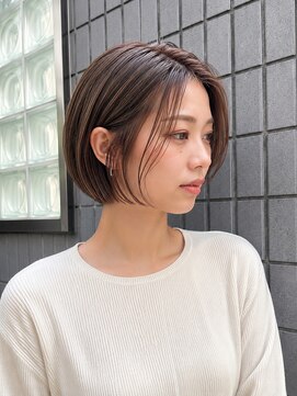 フェイス 石川町 (FACE) カット×白髪ぼかしハイライト