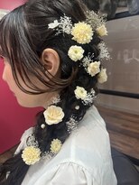 スタジオアール(studio R) ウエディングフォト前 ヘアセット