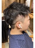 スキンフェード/ツーブロック/スパイキーショート/20代30代40代