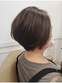 マットブラウンの大人ハイライト