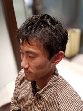 バーバーバー 千葉(BARBER-BAR) 直毛をセットしやすく！ヒートカール