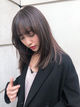 ラル 立川(lar) 切りっぱなし顔周りレイヤー