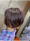 ショートボブ×ハイライト