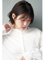 フォト 新宿(foto)&nbsp;グレーベージュ前髪パーマレイヤーカットダブルカラー髪質改善