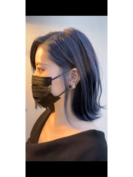 ベルヘアールーム(BELLE HAIR ROOM) ネイビーブルー