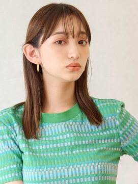リトル 浦和(little) アースカラーストレートミディ