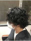 波巻きパーマ