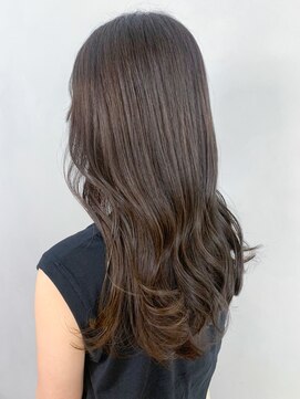 アイティーバイアルバム 藤沢店(IT by ALBUM) オリーブグレージュ_チェリーブラウンフェミニンロング_ba409221