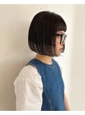 ボブ×スソカラー
