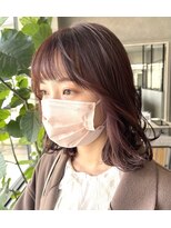 ムード タテマチ(mood tatemachi)&nbsp;ピンクベージュに韓国風ミディアム♪