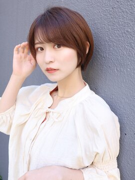 ブゾン(buZon) 【buZonブゾン】丸みショートボブ×ショコラブラウン