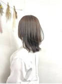 ミディアムレイヤーくびれオリーブカラー本厚木