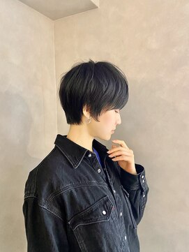 ハルキ ミナト ジャパン オオサカ(HARUKI MINATO japan OSAKA) 40代50代小顔似合わせカットくびレイヤーエモージュ大人可愛い