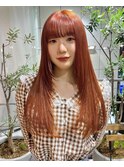 レイヤーカット オレンジカラー【中西思実】
