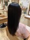 ヘアーメイク アンニコ(hair make an nico)の写真/an・nicoの髪質改善ではうねりやクセを取り除き、髪の手触りや艶感、潤いが格段にUP★自然なストレートに◎